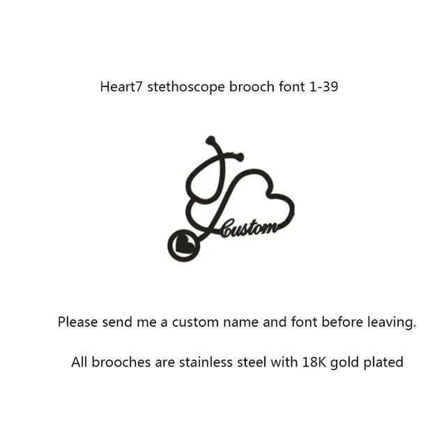 Stethoscope Pin