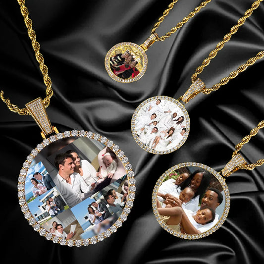 Personalization Memorial Picture Frames Necklace