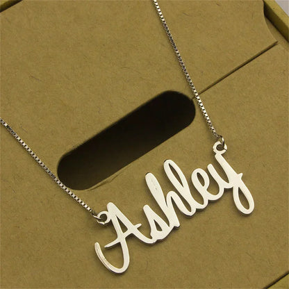 Personalized Handmade Nameplate Pendan Necklace