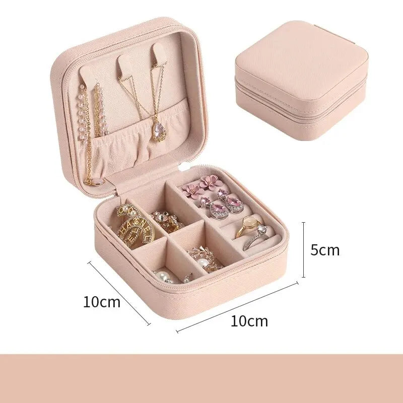 Portable Mini Jewelry Storage Box