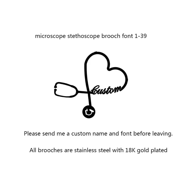 Stethoscope Pin