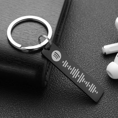 Personalized Spotify Code Keychain