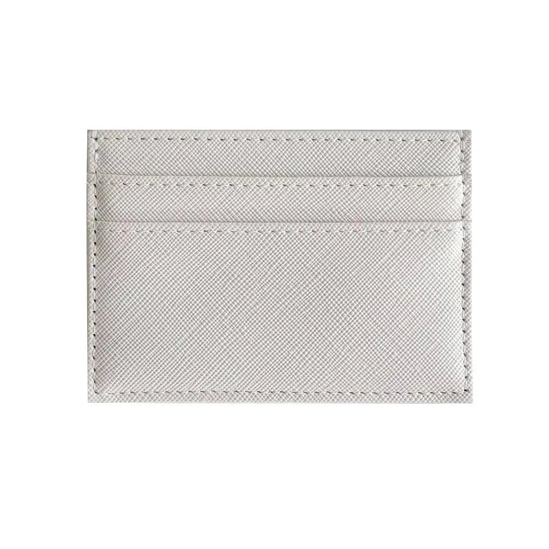 Personalize Initials Slim Card Wallet