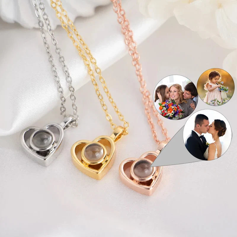 Personalized Pet Projection Photo Necklace