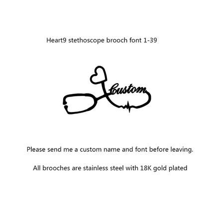 Stethoscope Pin