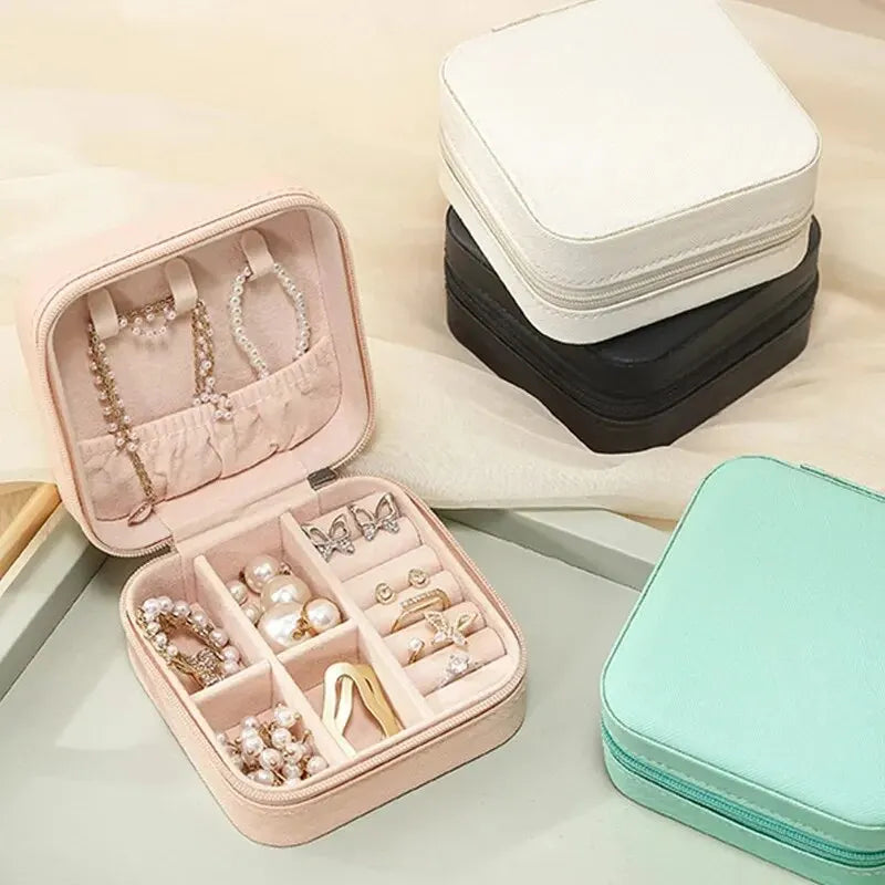 Portable Mini Jewelry Storage Box