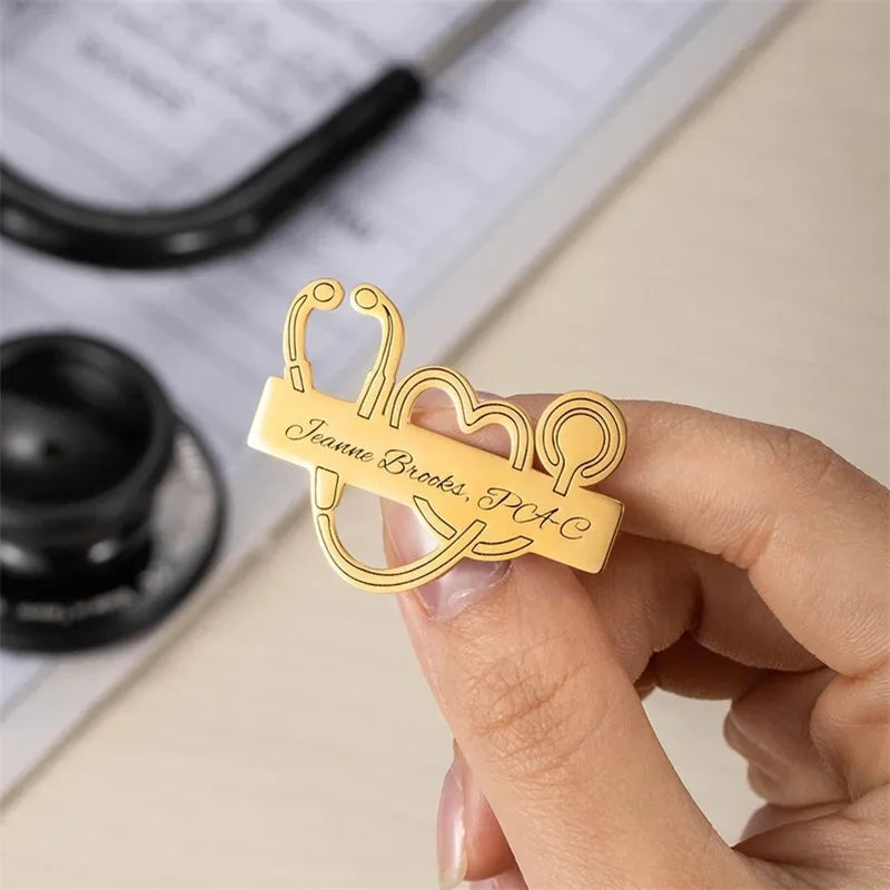 Stethoscope Pin