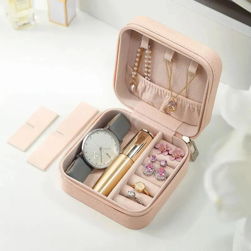 Portable Mini Jewelry Storage Box