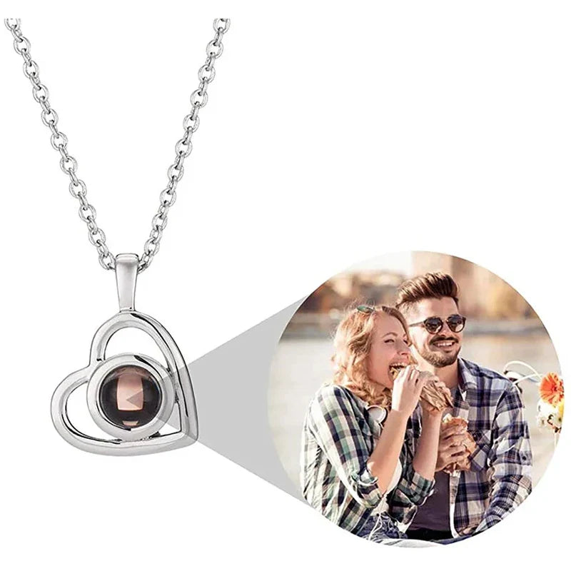 Personalized Pet Projection Photo Necklace